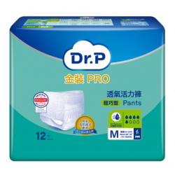 Dr.P 金裝 PRO添寧 (輕巧型) 透氣活力褲 中碼/大碼