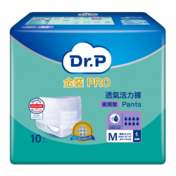 Dr.P 金裝 PRO添寧  (夜用型) 透氣活力褲 中碼/大碼