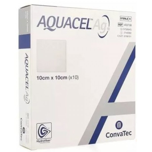 AQUACEL AG  Hydrofiber Dressing 10x10cm